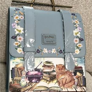 Loungefly Books A Million Exclusive Harry Potter Hermione Books Flowers Backpack